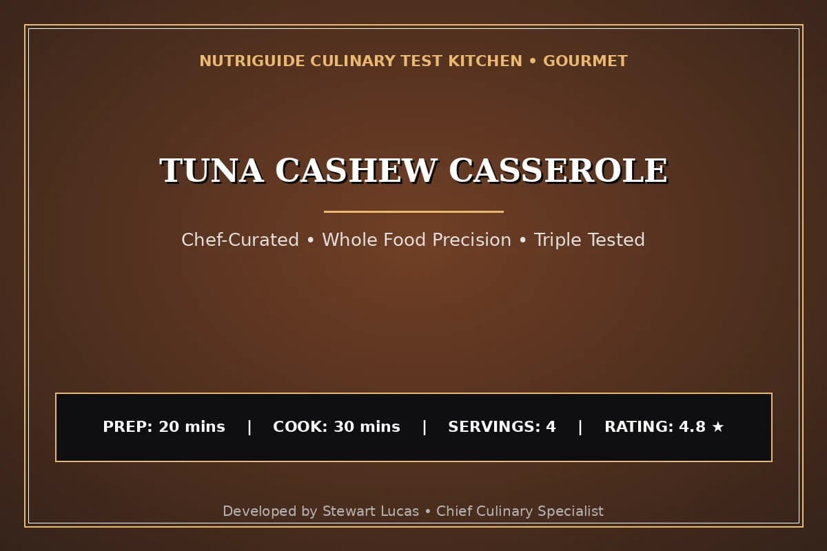 Tuna Cashew Casserole