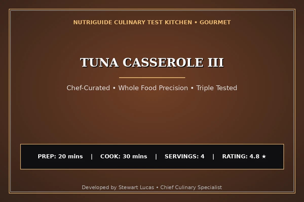Tuna Casserole Iii