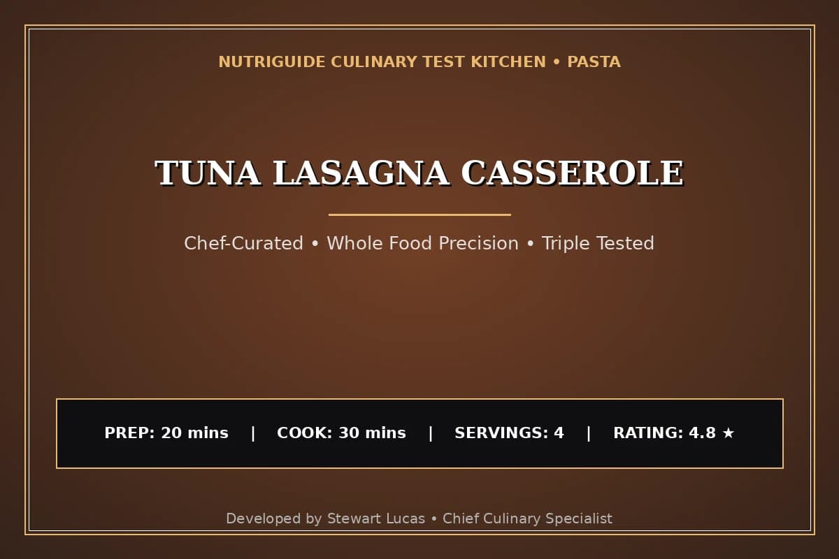 Tuna Lasagna Casserole