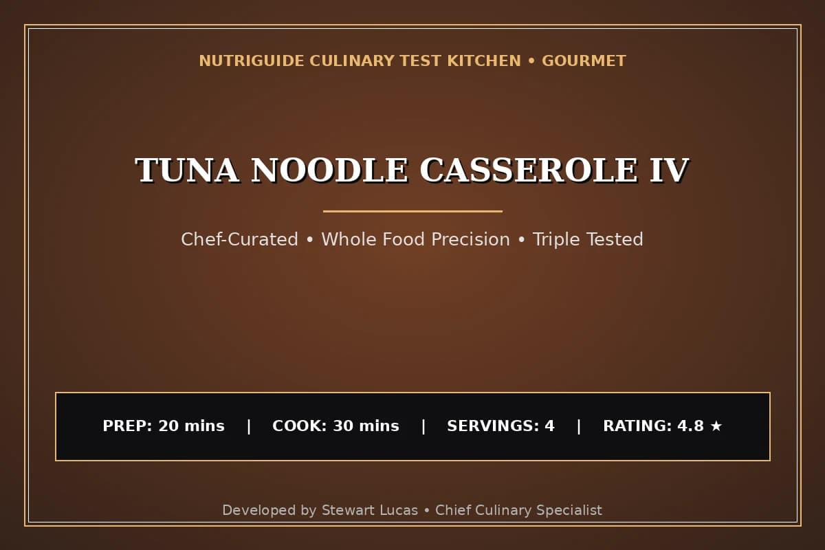Tuna Noodle Casserole Iv