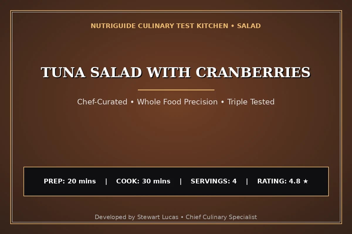 Tuna Salad With Cranberries