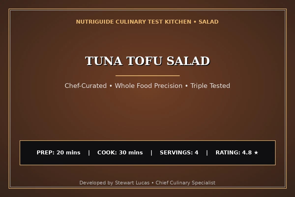 Tuna Tofu Salad