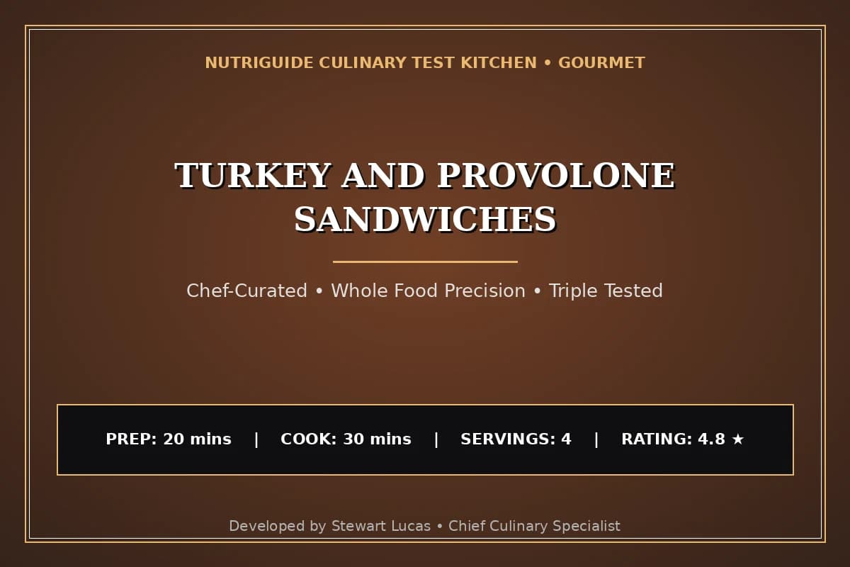 Turkey And Provolone Sandwiches