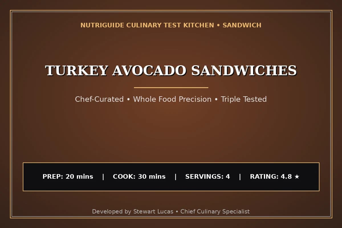 Turkey Avocado Sandwiches