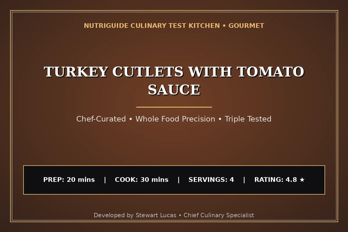 Turkey Cutlets With Tomato Sauce