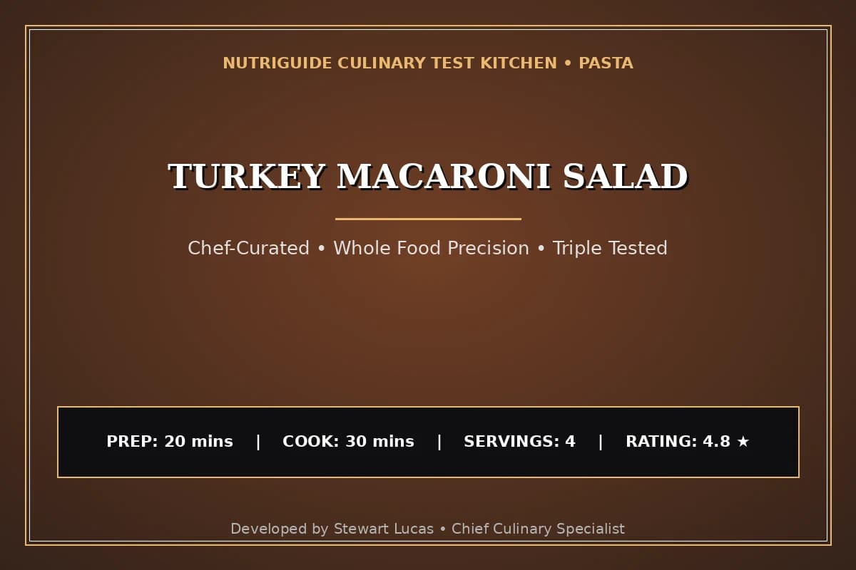 Turkey Macaroni Salad