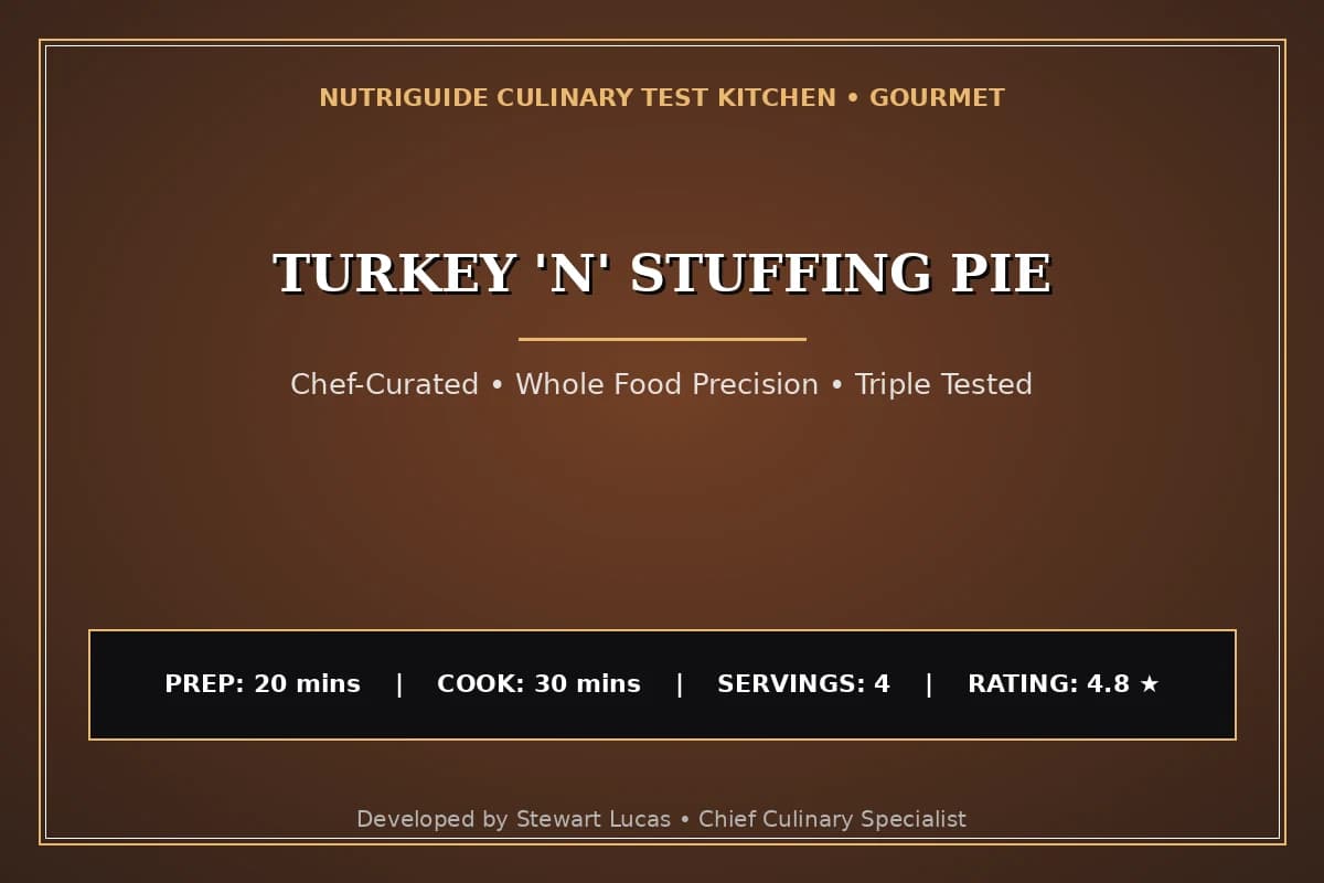Turkey 'N' Stuffing Pie