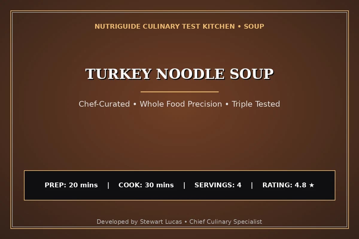 Turkey Noodle Soup