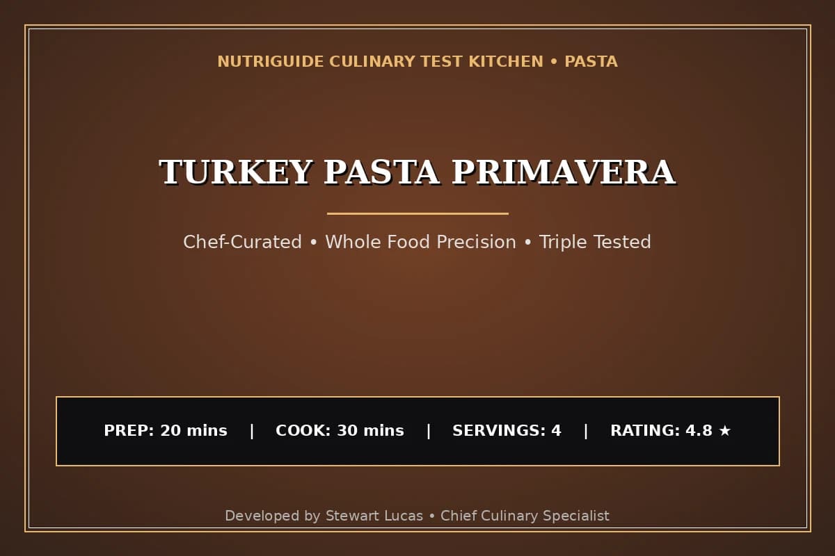 Turkey Pasta Primavera
