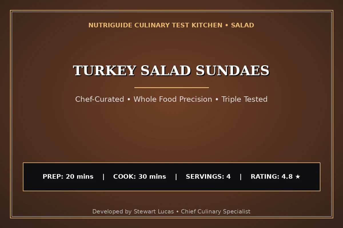 Turkey Salad Sundaes