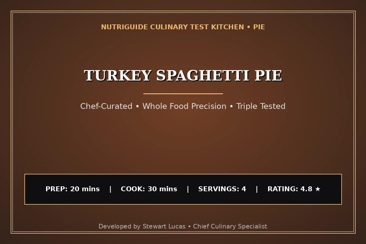 Turkey Spaghetti Pie