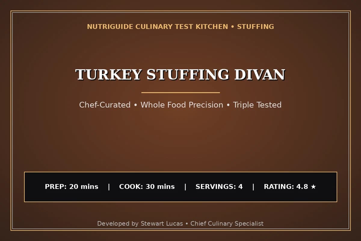 Turkey Stuffing Divan