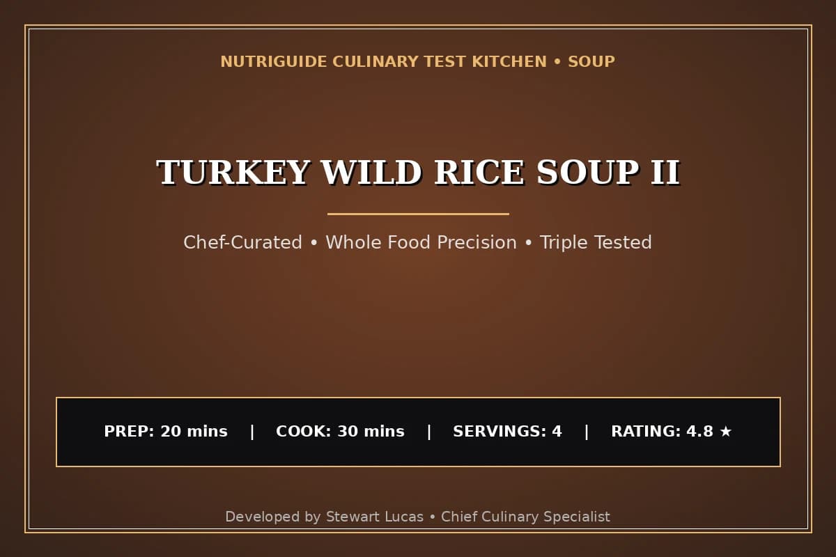 Turkey Wild Rice Soup Ii