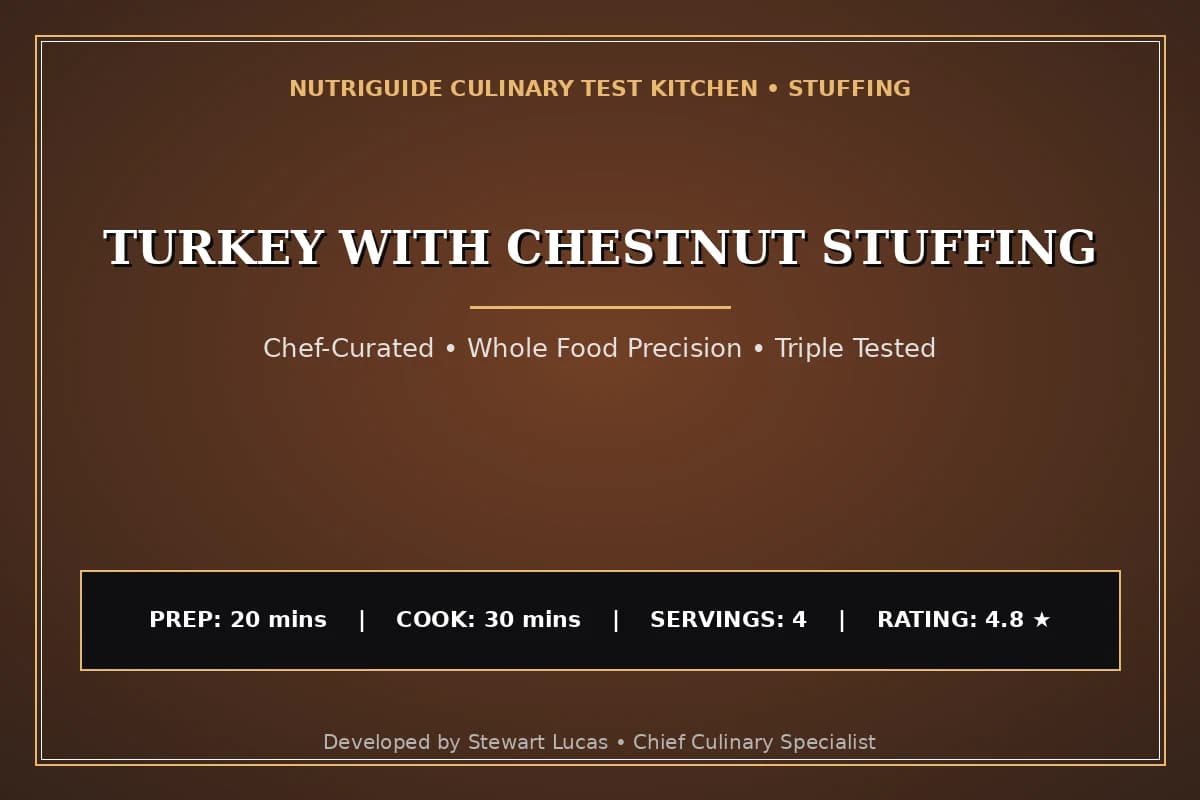 Turkey With Chestnut Stuffing