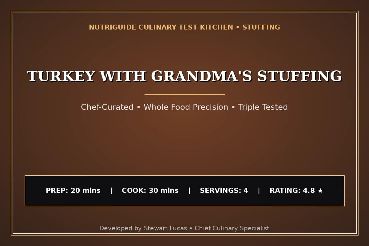 Turkey With Grandma'S Stuffing