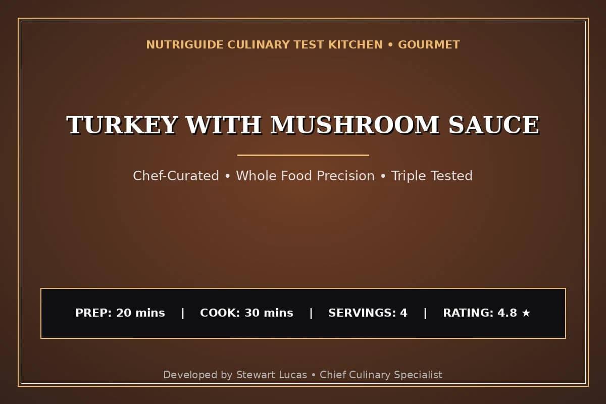 Turkey With Mushroom Sauce