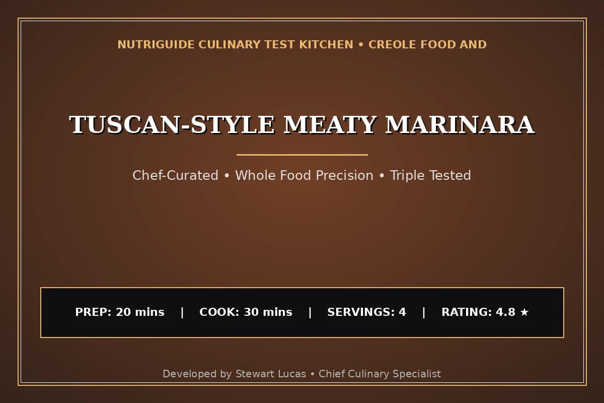 Tuscan-Style Meaty Marinara
