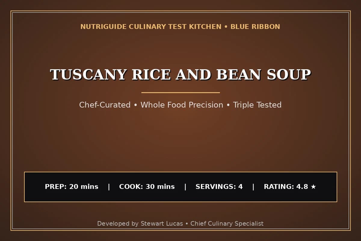 Tuscany Rice And Bean Soup