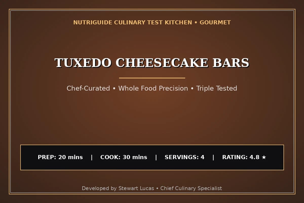 Tuxedo Cheesecake Bars