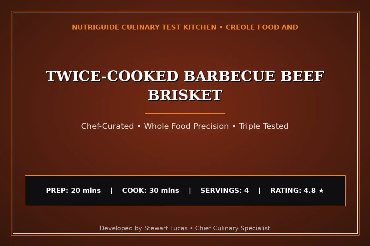 Twice-Cooked Barbecue Beef Brisket