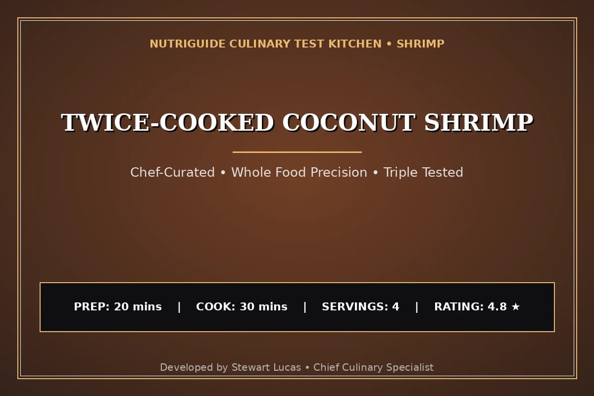 Twice-Cooked Coconut Shrimp