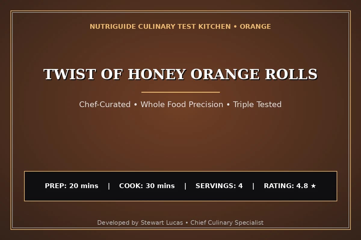 Twist Of Honey Orange Rolls