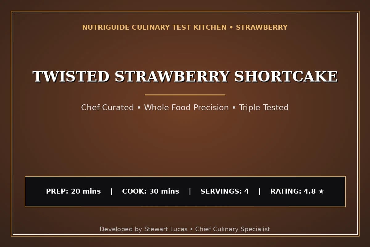 Twisted Strawberry Shortcake