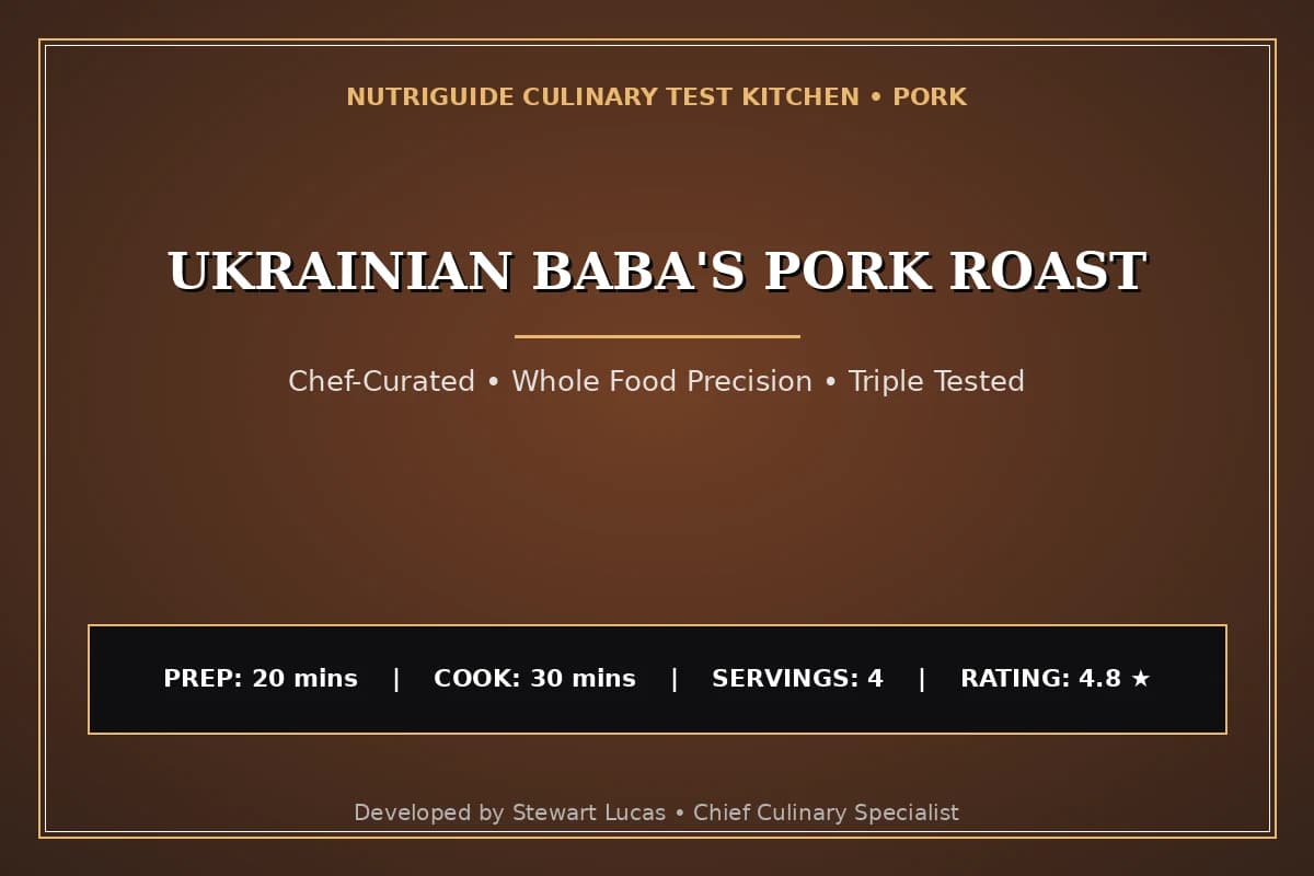 Ukrainian Baba'S Pork Roast