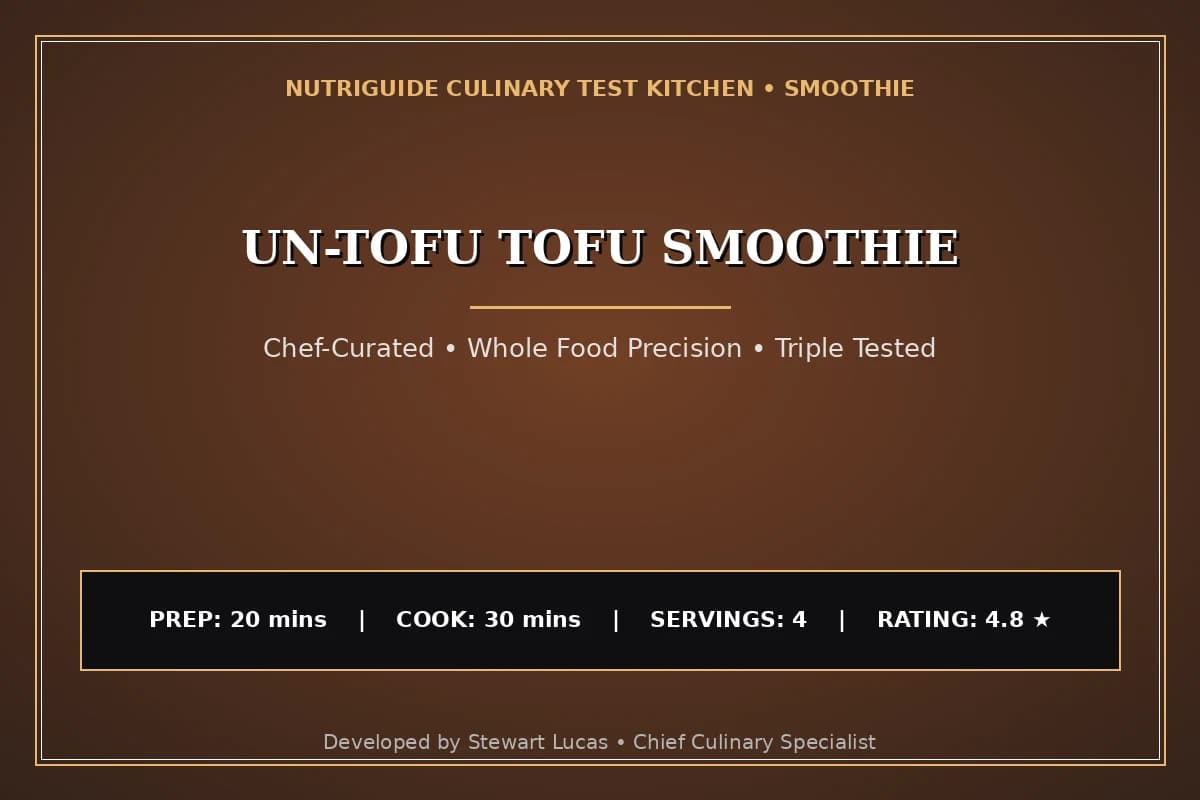 Un-Tofu Tofu Smoothie