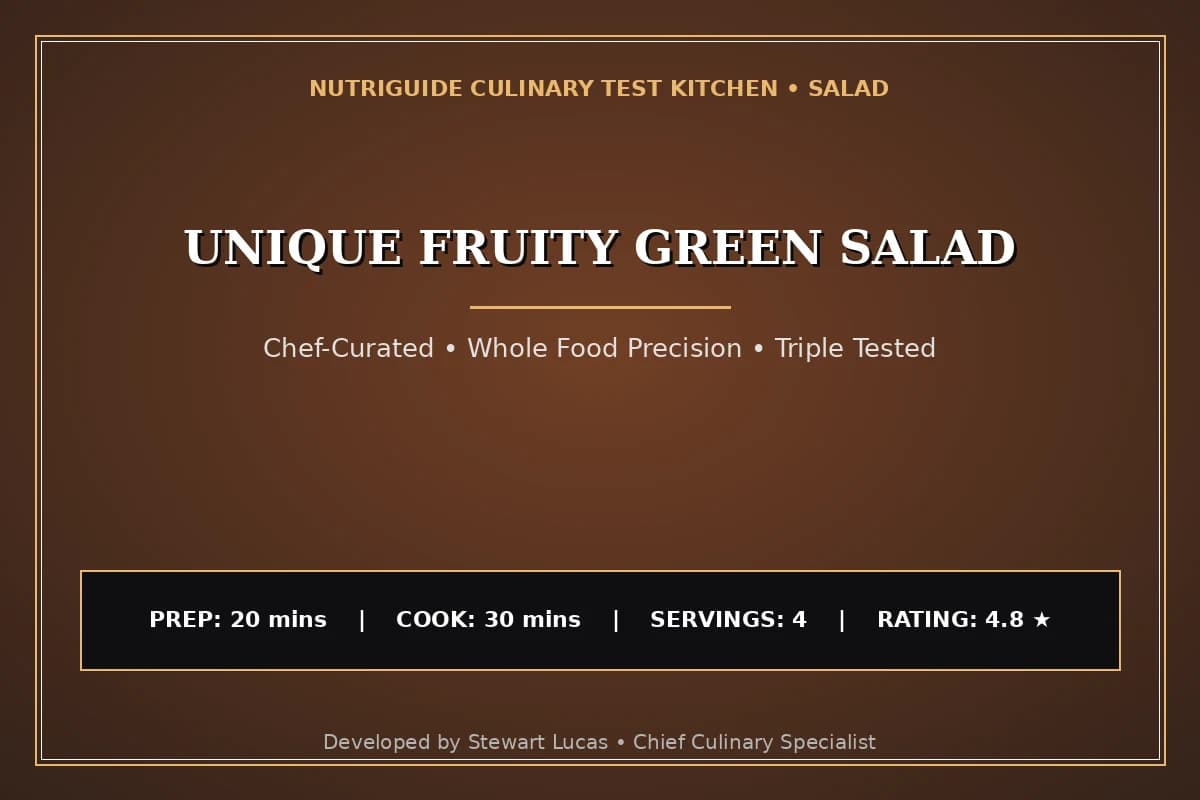 Unique Fruity Green Salad