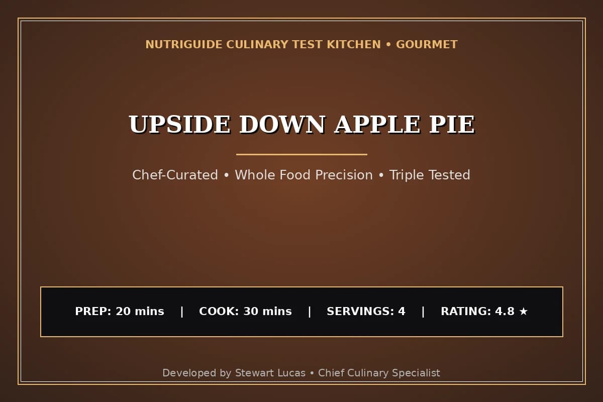 Upside Down Apple Pie
