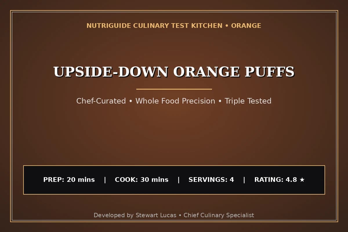 Upside-Down Orange Puffs