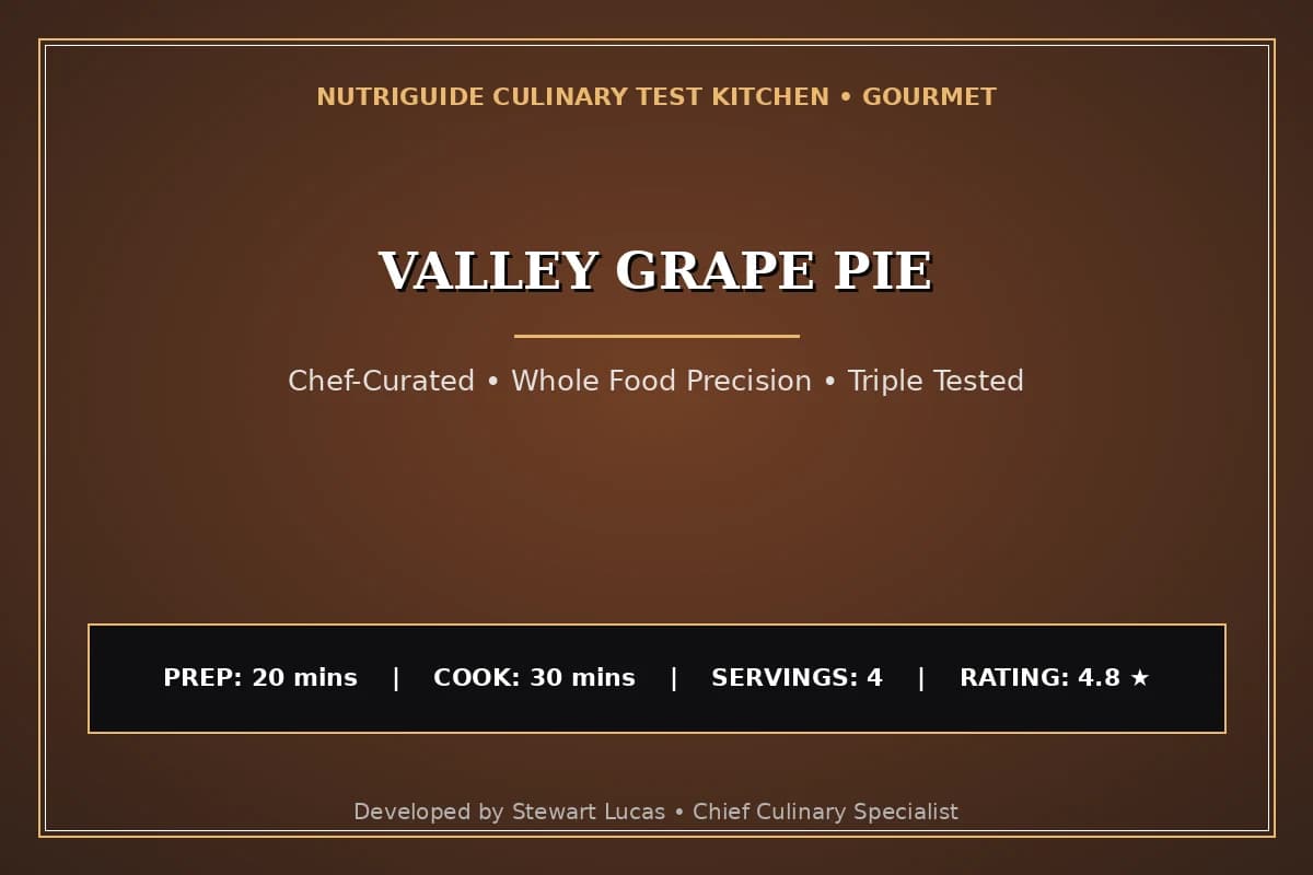 Valley Grape Pie