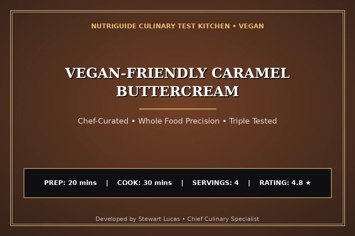 Vegan-Friendly Caramel Buttercream