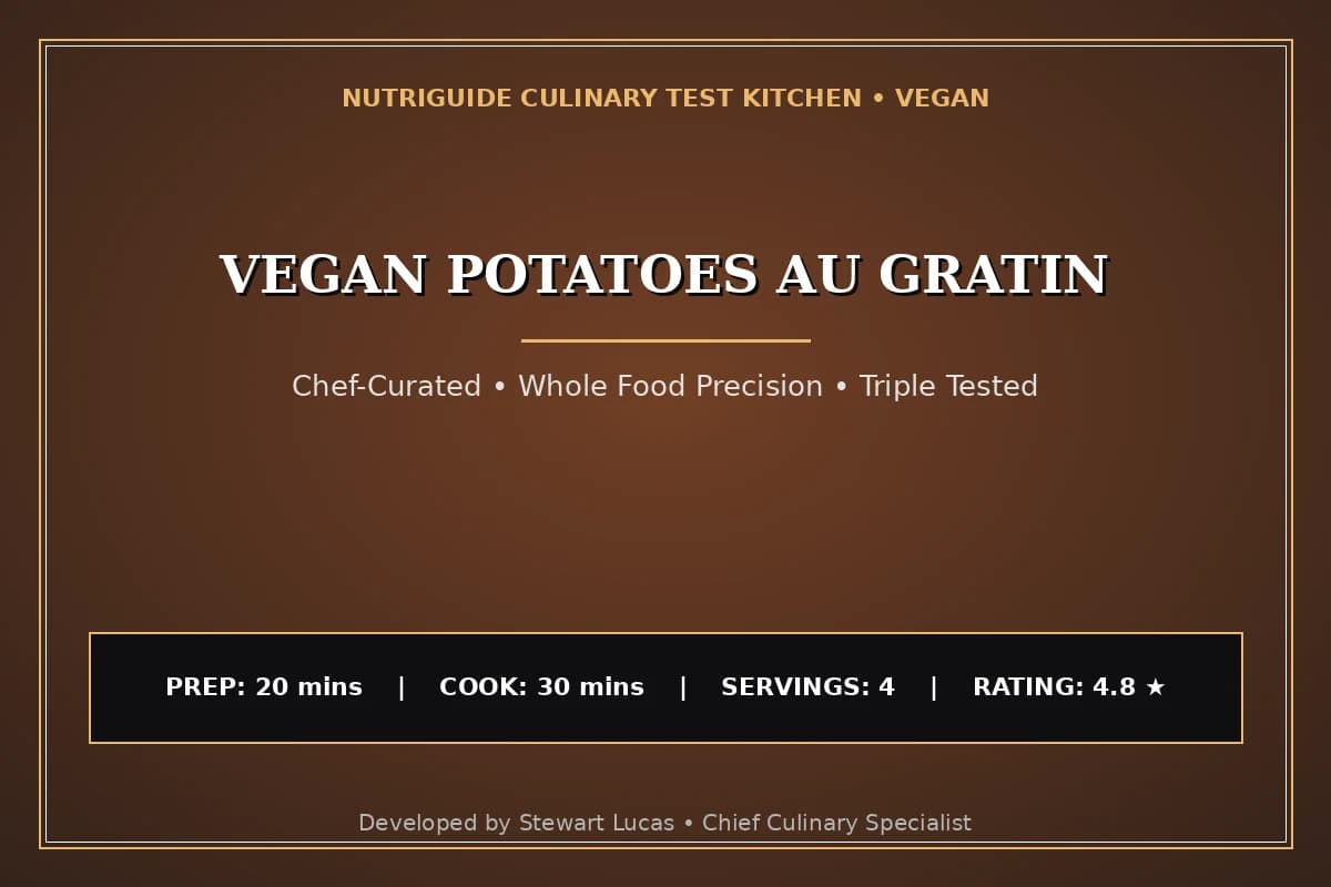 Vegan Potatoes Au Gratin