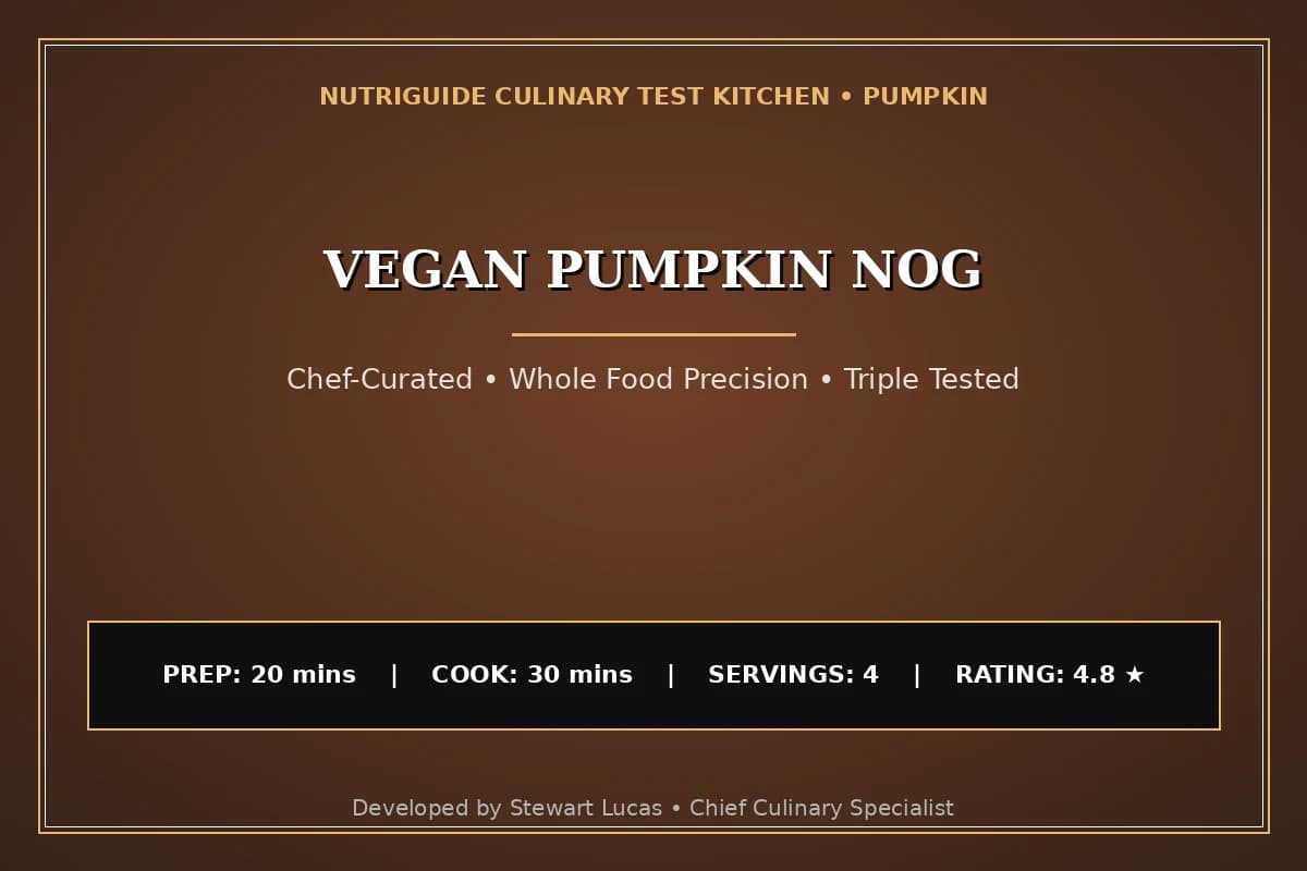 Vegan Pumpkin Nog