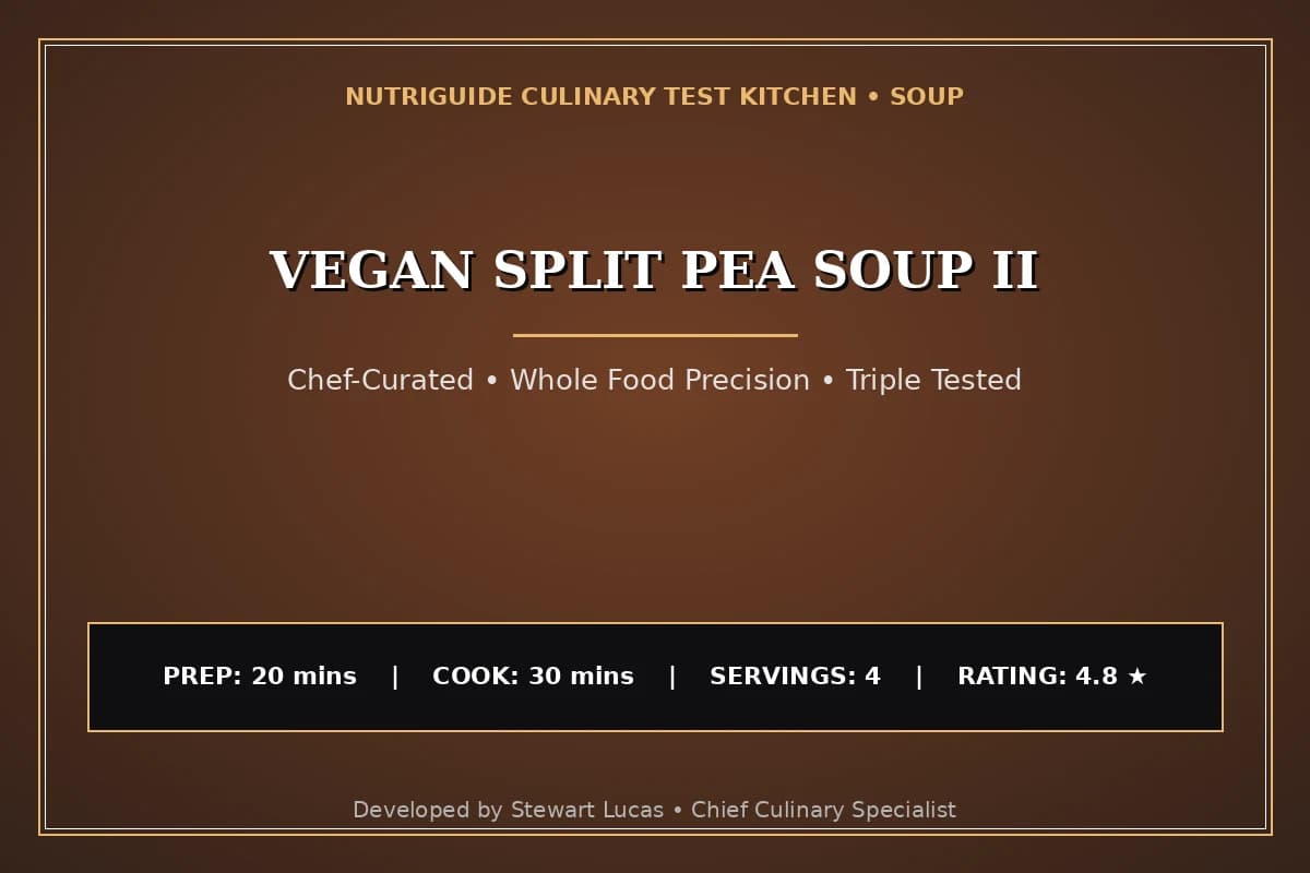 Vegan Split Pea Soup Ii