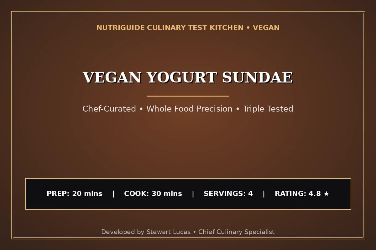 Vegan Yogurt Sundae