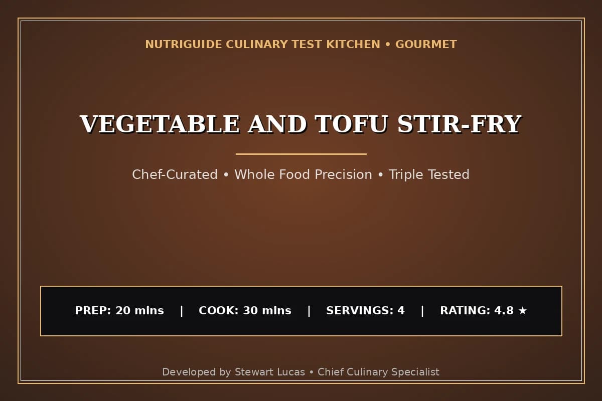 Vegetable And Tofu Stir-Fry