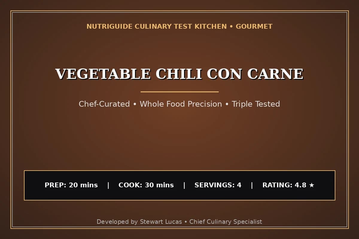 Vegetable Chili Con Carne