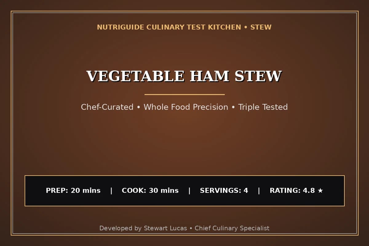 Vegetable Ham Stew