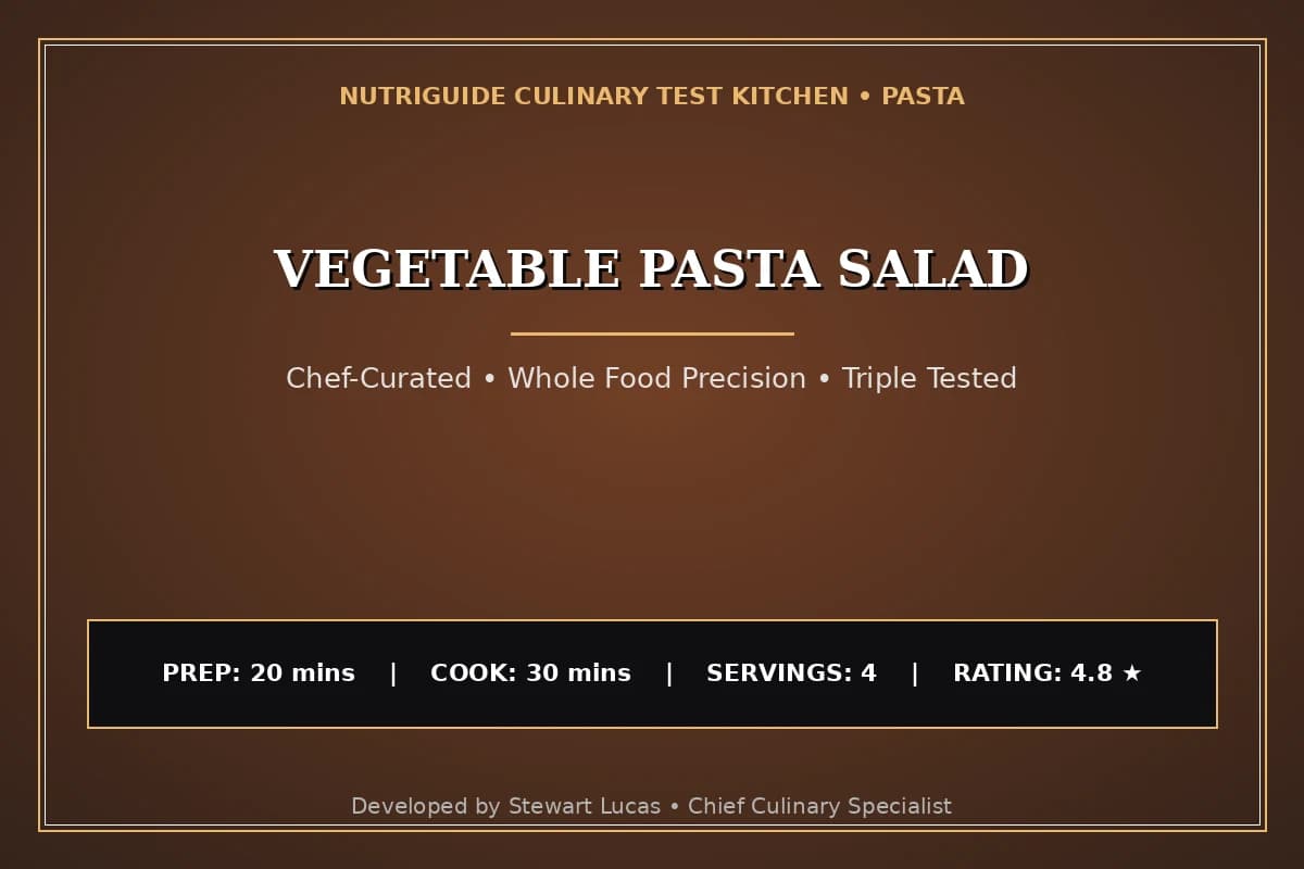 Vegetable Pasta Salad