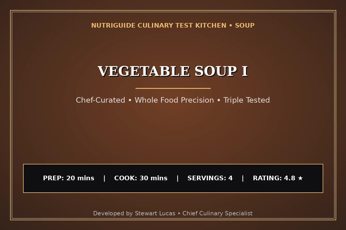 Vegetable Soup I