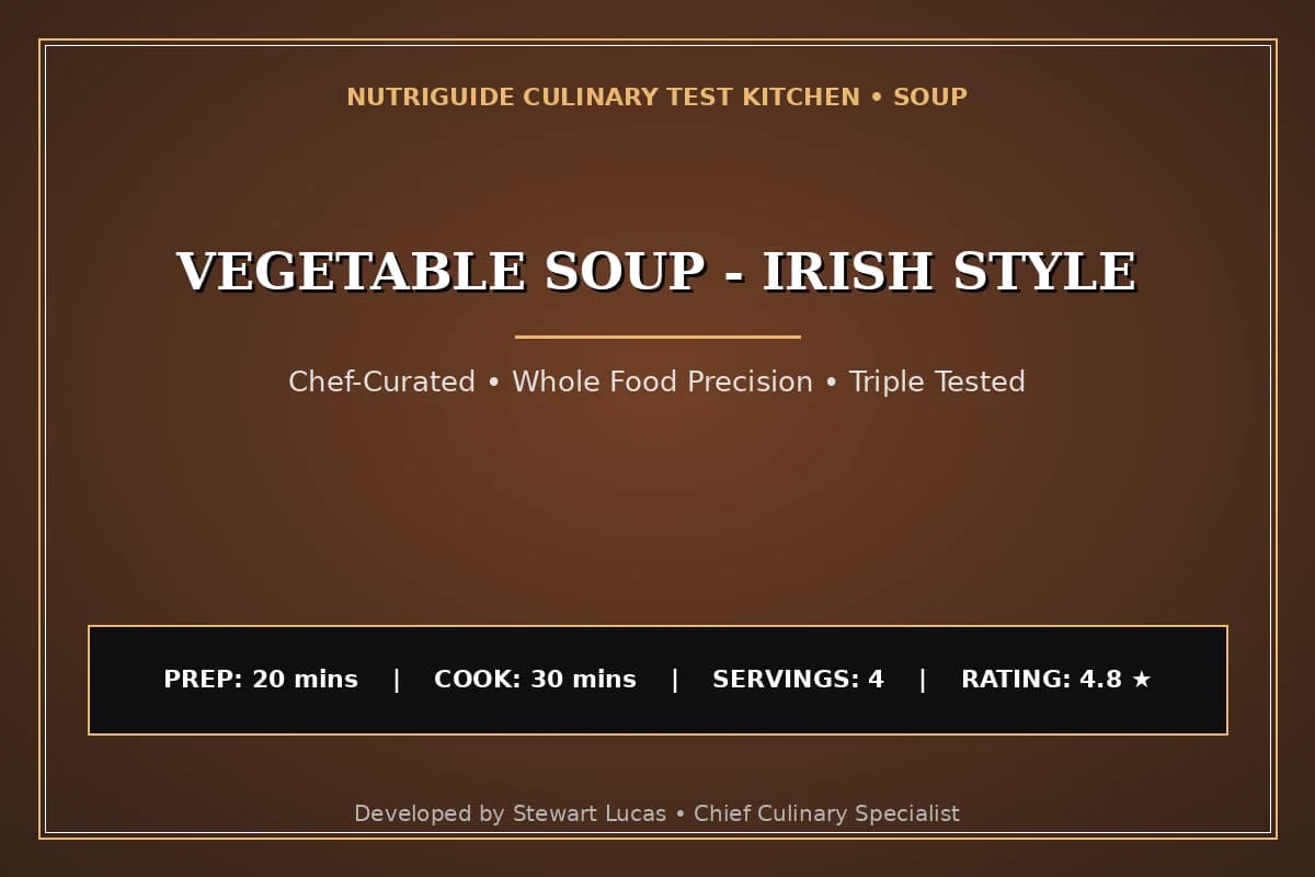 Vegetable Soup - Irish Style