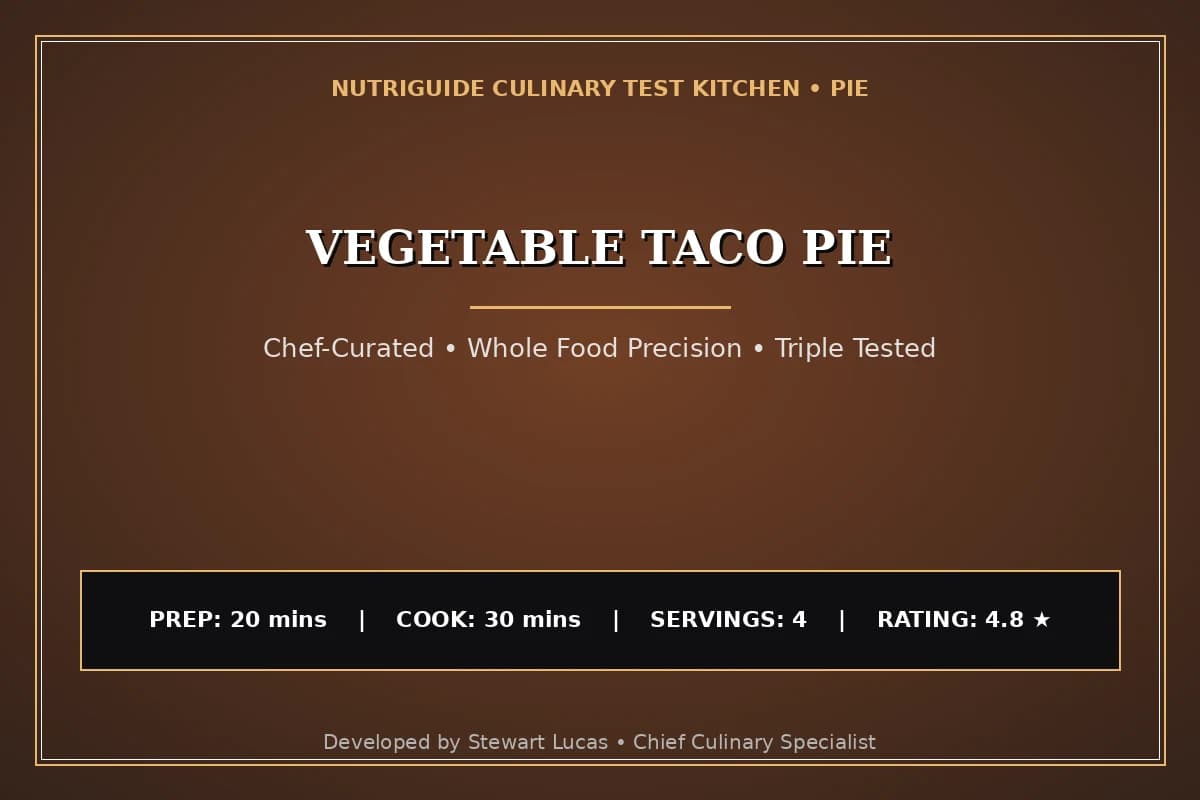 Vegetable Taco Pie