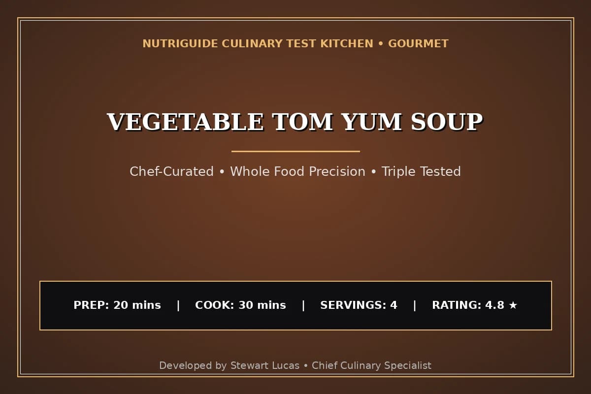 Vegetable Tom Yum Soup