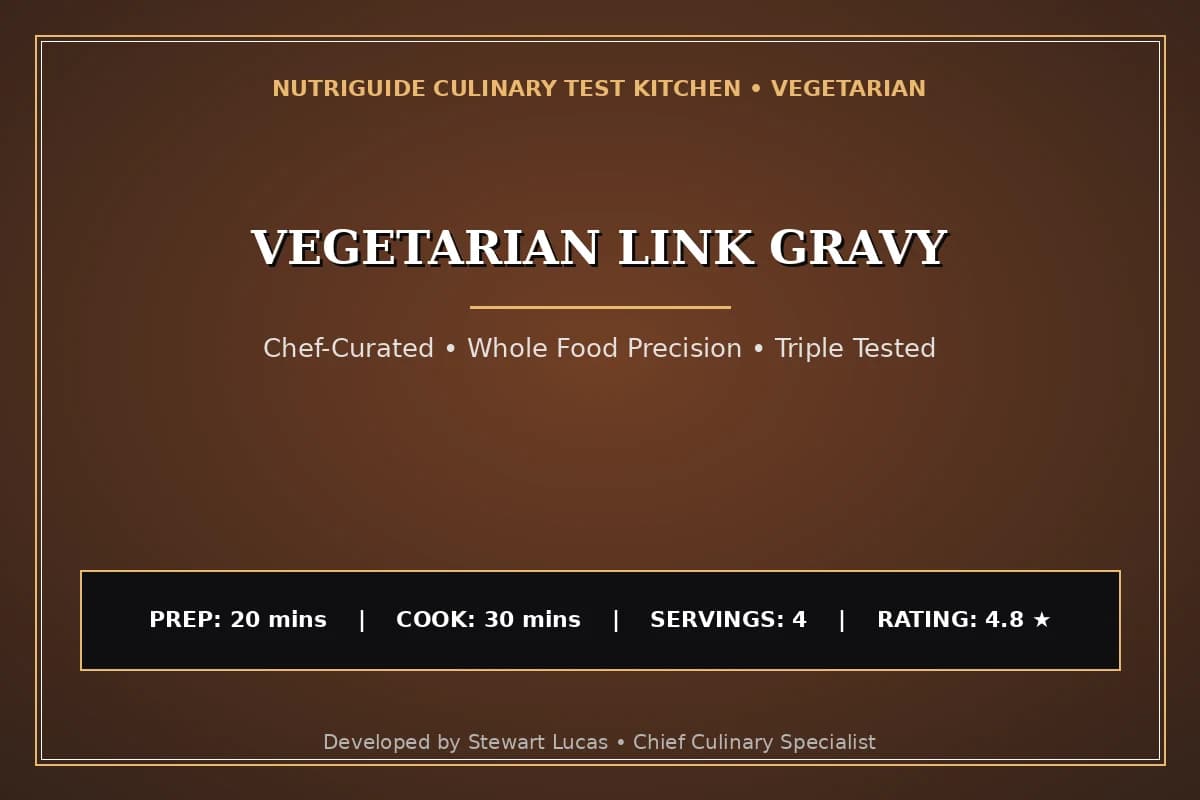 Vegetarian Link Gravy