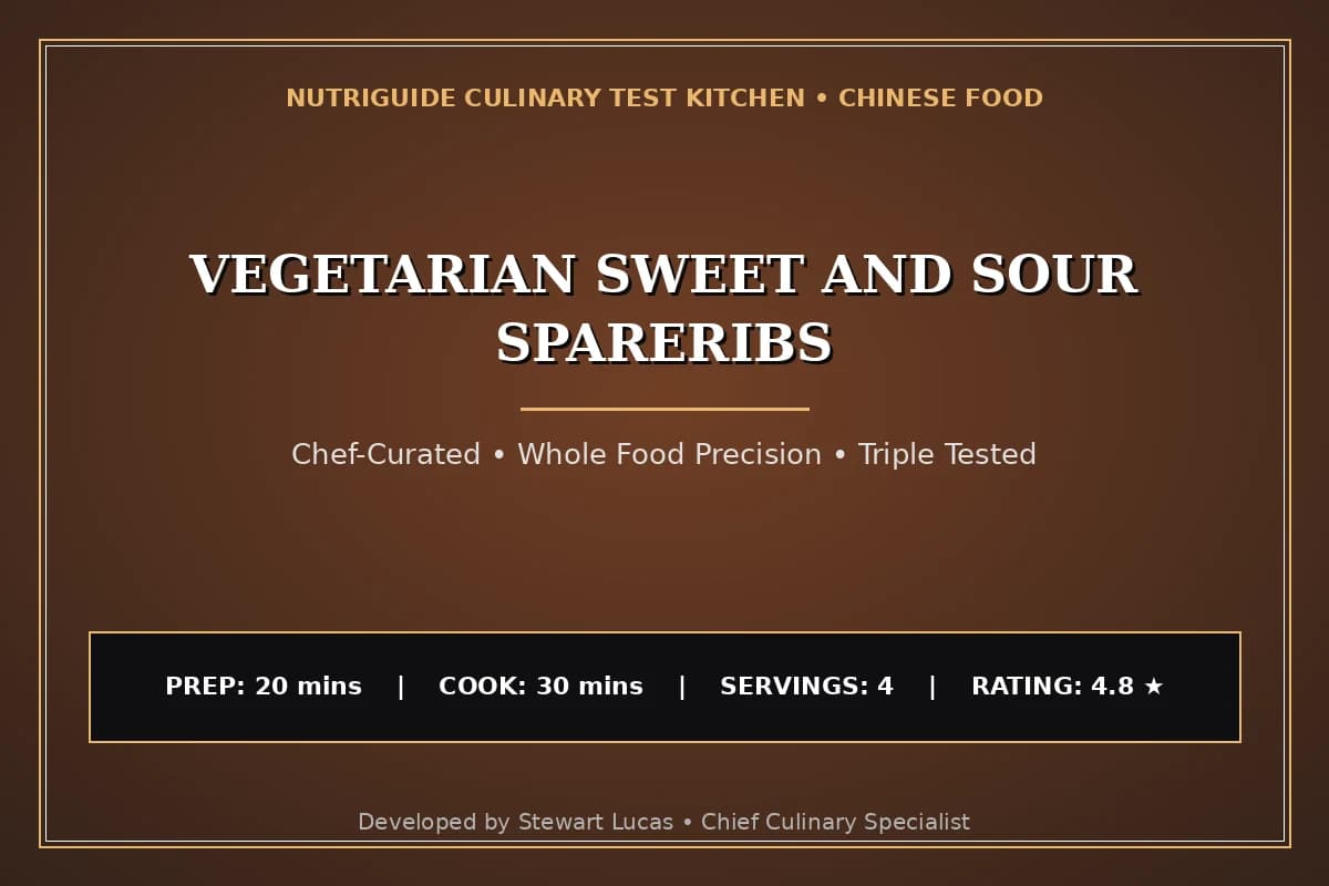 Vegetarian Sweet And Sour Spareribs