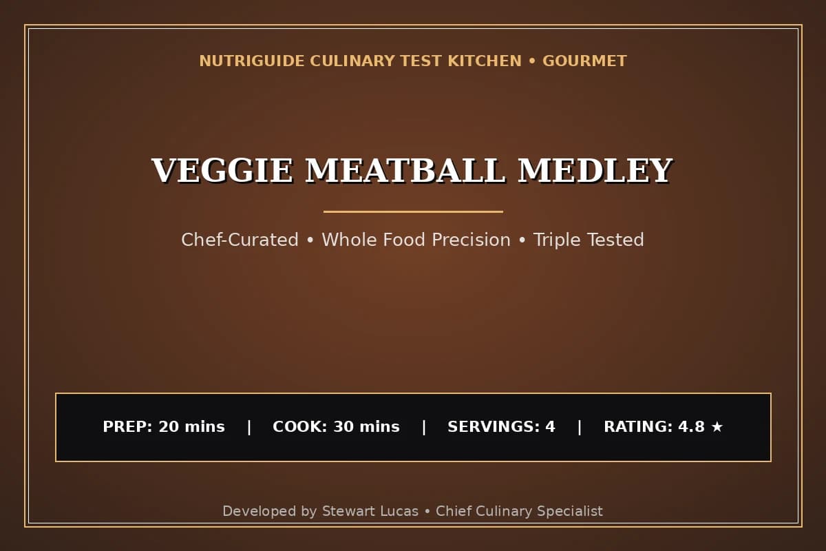 Veggie Meatball Medley