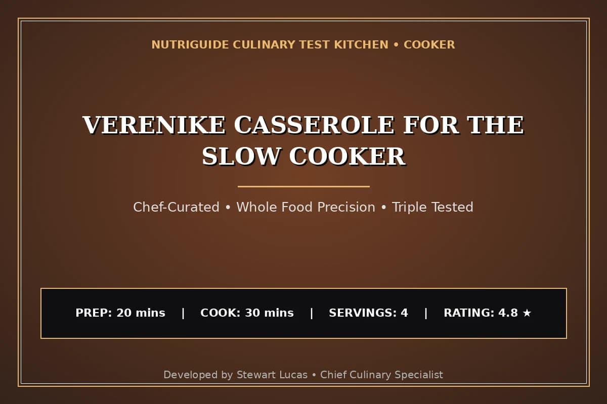 Verenike Casserole For The Slow Cooker